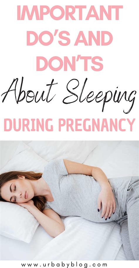 The Mother Should Go By A Set Of Dos And Donts About Sleeping Positions During Pregnancy The