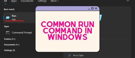 The Common 32 Run Command In Windows You Should Memorize