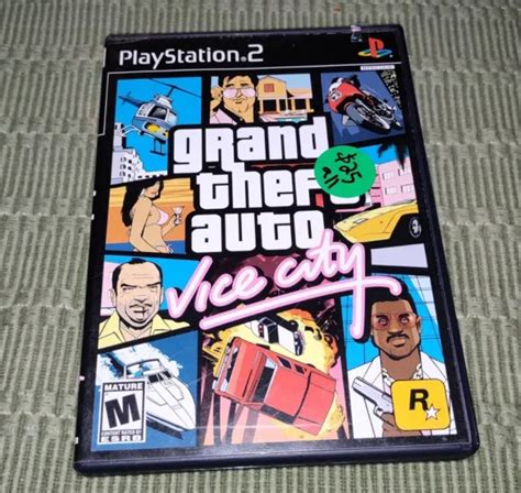 Grand Theft Auto Vice City Ps2 Sony Playstation Two Ii Gta Rockstar 8