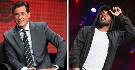 Colbert's first musical guest will be Kendrick Lamar