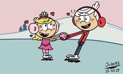 Lincoln And Lola Rollerblading Color By Julex93 On Deviantart