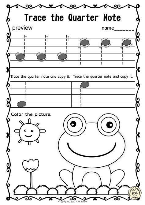 Music Worksheets For Kindergarten