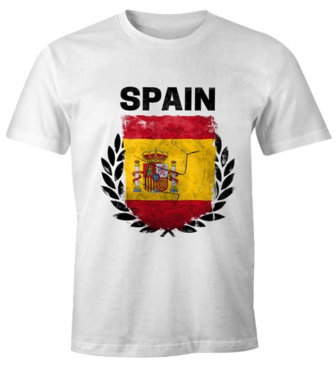 Spain emoji is a flag sequence combining regional indicator symbol letter. EM WM T-Shirt Herren Fußball Spanien Flagge Vintage Spain ...