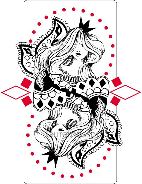 Card effects vary greatly, from mathematical puzzles and highly visual eye candy to intellectually subtle mysteries. Queen of Diamonds | ApricotLane | Foundmyself