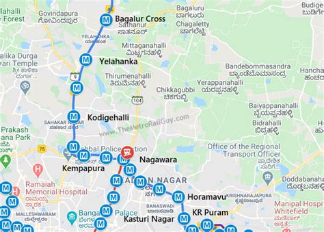 bangalore metro route map