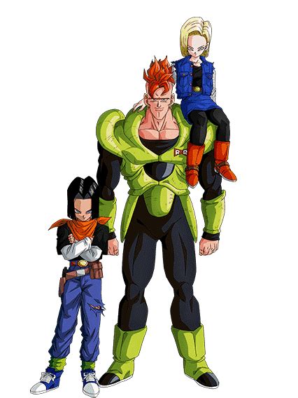 Android 16 17 18 Render 2 Dokkan Battle By Maxiuchiha22 On
