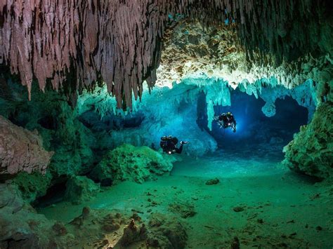 11 Hauntingly Beautiful Underwater Sites Underwater Caves Underwater