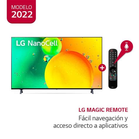 Tv Led Lg 55 Uhd 4k Smart Nanocell 55nano75sqa Nuevo Modelo Negro Lg