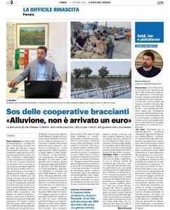 Alluvione Sos Delle Cooperative Di Braccianti L Intervista Alle Coop