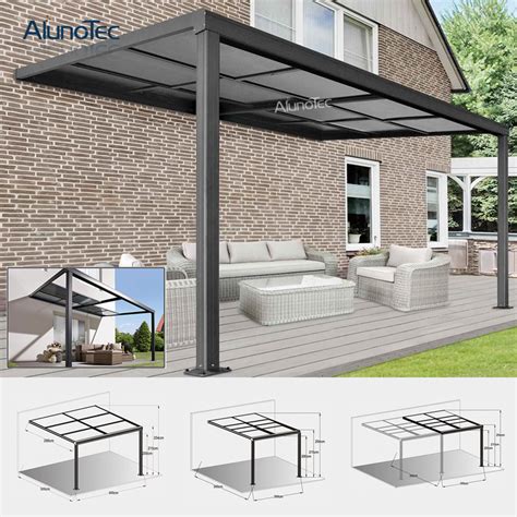 Pvc Pergola Patio Cover System Terrace Sliding Polycarbonate Roof Buy