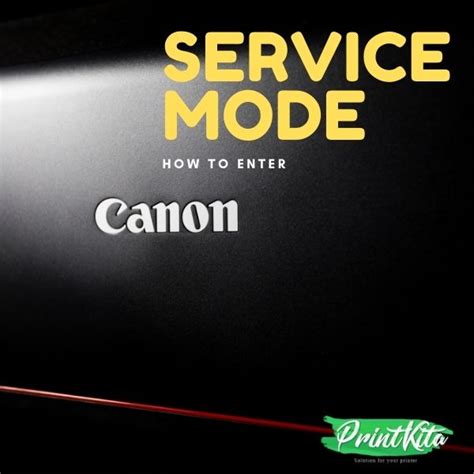 How To Enter Service Mode On Canon Printer