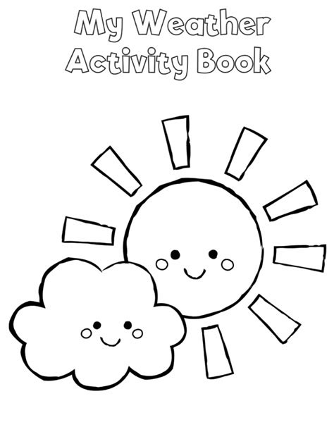 Find more weather coloring page for preschool pictures from our search. Free Preschool Weather Activity Book | Slap Dash Mom ...