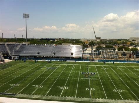 Seats Installed On Fiu Stadium North Side And Other Construction Photos