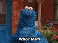 Cookie Monster Who CookieMonster Who Me Discover Share GIFs