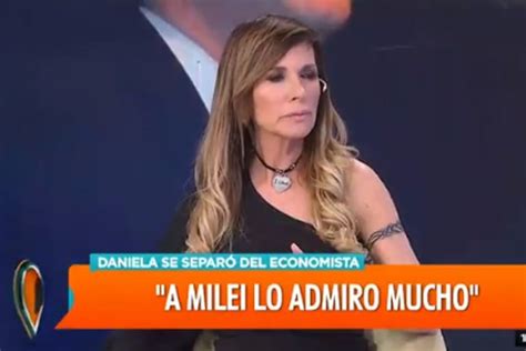 Tras Confirmar Su Separación De Javier Milei Daniela Se Desmayó En