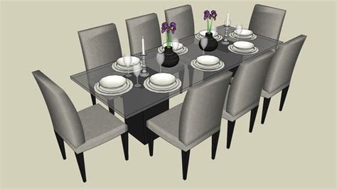Sketchup Components 3d Warehouse Table Dining Table