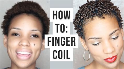 Finger Coils Natural Hair 4c Mini Twists Natural Hair Coiling Natural Hair Medium Natural