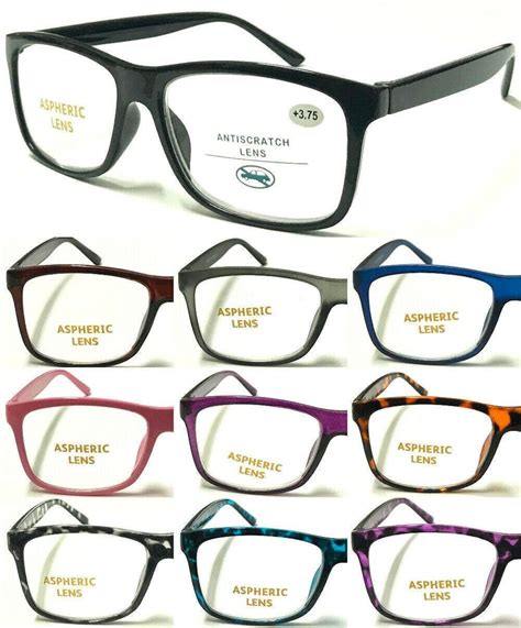 Wayfarer Style Reading Glasses Vintage Nerd Geek Super Classic Etsy