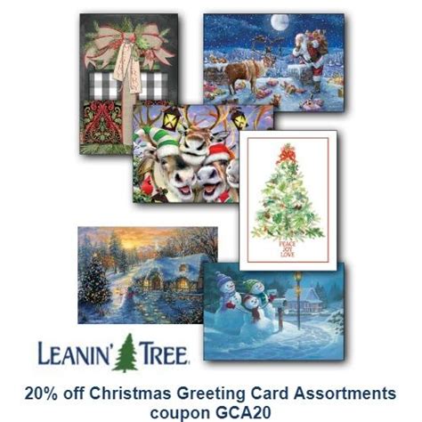 Leanin Tree Coupon 20 Off Christmas Greeting Card Assortments Code