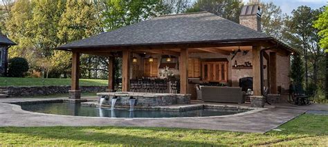 Backyard Living Areas With Pools Outdoor Living Spaces Outdoor