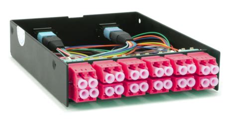 Fiber Cassettes Panels And Accessories 24 Fiber Mtpmpo Lc 40gb Om4