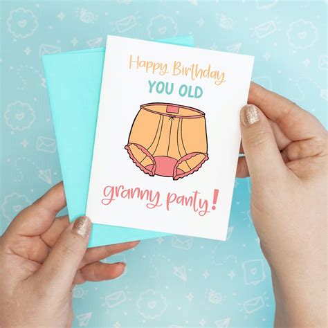 Granny Panty Birthday Card Colette Paperie Funny Greeting Cards In Cincinnatinorthern Ky