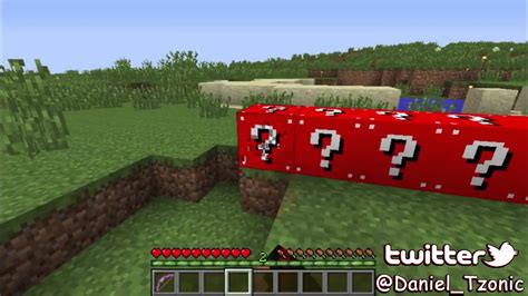 Minecraft Red Lucky Block Mod Youtube