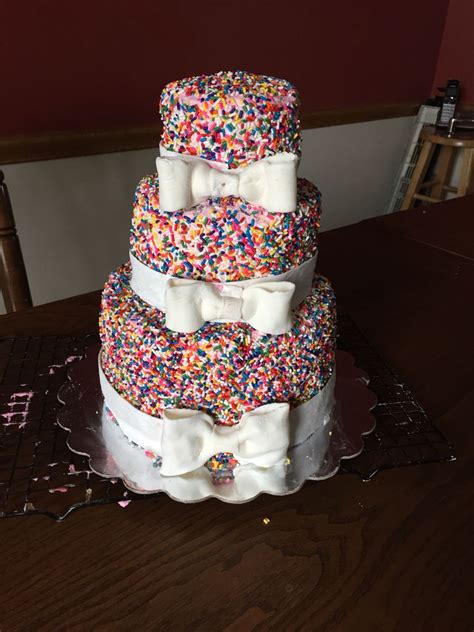 Carefully consider your movie choices. sprinkle cake for a 13 year old | My birthday cake ...