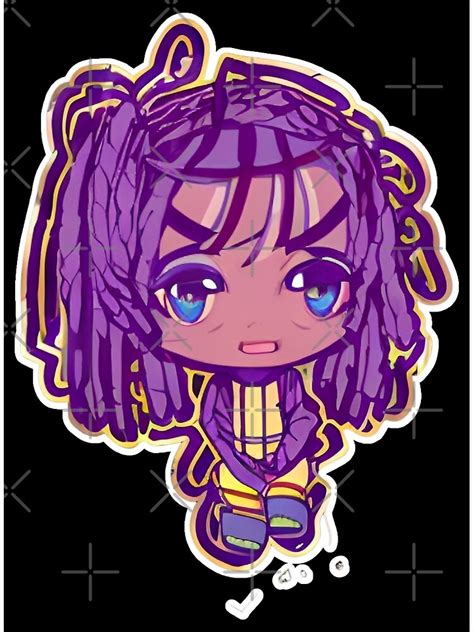 Purple Anime Pfp 21 Poster For Sale By Moorct522 Redbubble