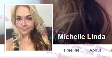 scamhaters united visit us also on facebook and instagram michelle linda fake using sarah