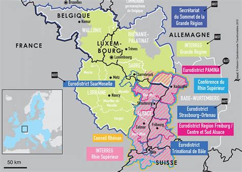 Carte détaillée imperméable de l'allemagne éditée par itm. Traité d'Aix-la-Chapelle : vers un vaste espace ...