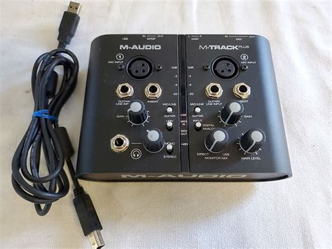 M Audio M Track Plus Usb Audiomidi Interface Reverb Australia