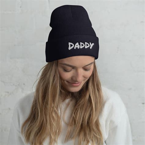 Daddy Kink Unisex Embroidered Cuffed Beanie Daddy Dom Kink Etsy