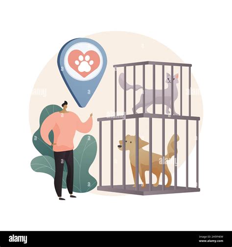 Animal Shelter Abstract Concept Vector Illustration Stock Vector Image
