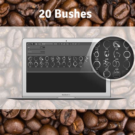 20 Coffee Stain Free Brushes Photoshop Brushes