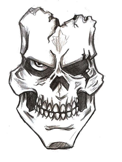 Screaming Skull Drawing At Getdrawings Free Download