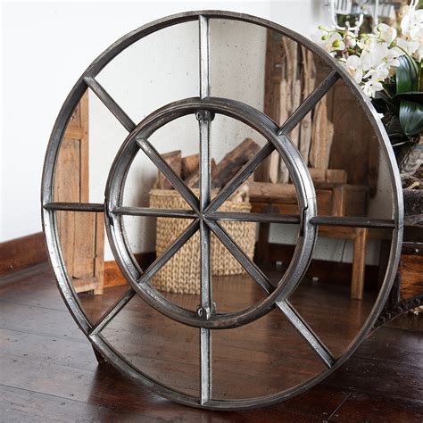 Jennifer jason leigh, julianne moore, brian tyree henry and others. Rare Circular Cast Iron Window Frame Mirror Rare-Antique ...