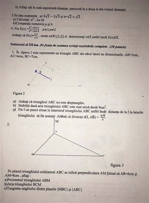 Pentru evaluarea nationala, clasa 8, 2021. Subiecte, variante si rezolvari pentru examene nationale ...