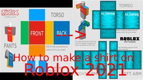 How To Make A Shirt On Roblox 2021 Youtube
