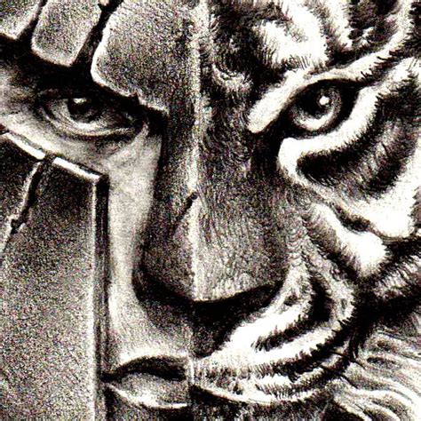 Tiger And Spartan Realistic Tattoo Design References Tattoo Design Stock
