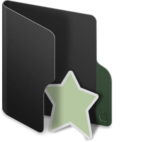 Black Folder Favourite Icon Png Transparent Background Free Download