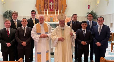 eight saint mary seminarians admitted to candidacy for diaconate priesthood