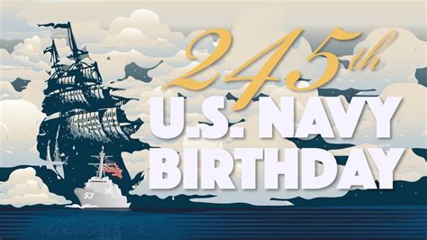 Happy Birthday Us Navy Birthday Home Decor Decals Happy Birthday