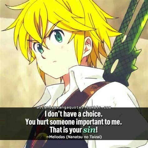 Pin By Sayali V On Anime Quotes Manga Quotes Seven Deadly Sins Anime