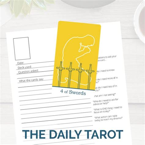 Daily Tarot Card Of The Day How To Do A Daily Tarot Draw Daily Tarot