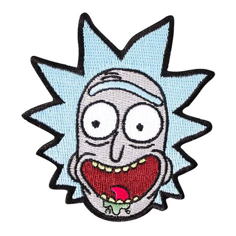 Rick And Morty Rick Patch Hand Embroidery Art Embroidered Patches