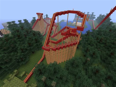 roller coaster minecraft project