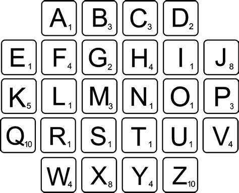 7 best images of free printable letter tiles making