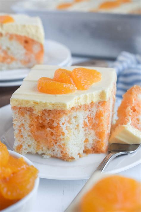 Orange Creamsicle Cake • Dance Around The Kitchen