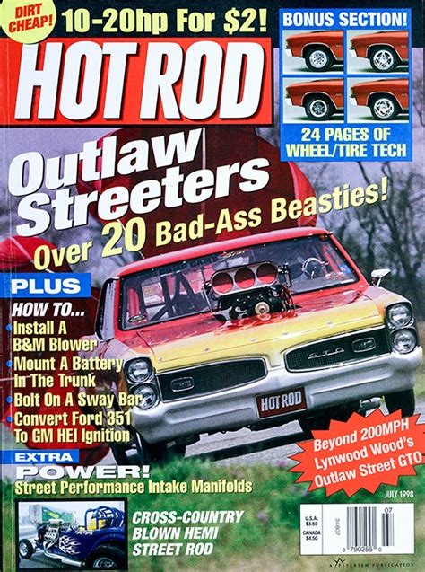 In July 1998 78 58 Hot Rod Magazines Hot Rod Network